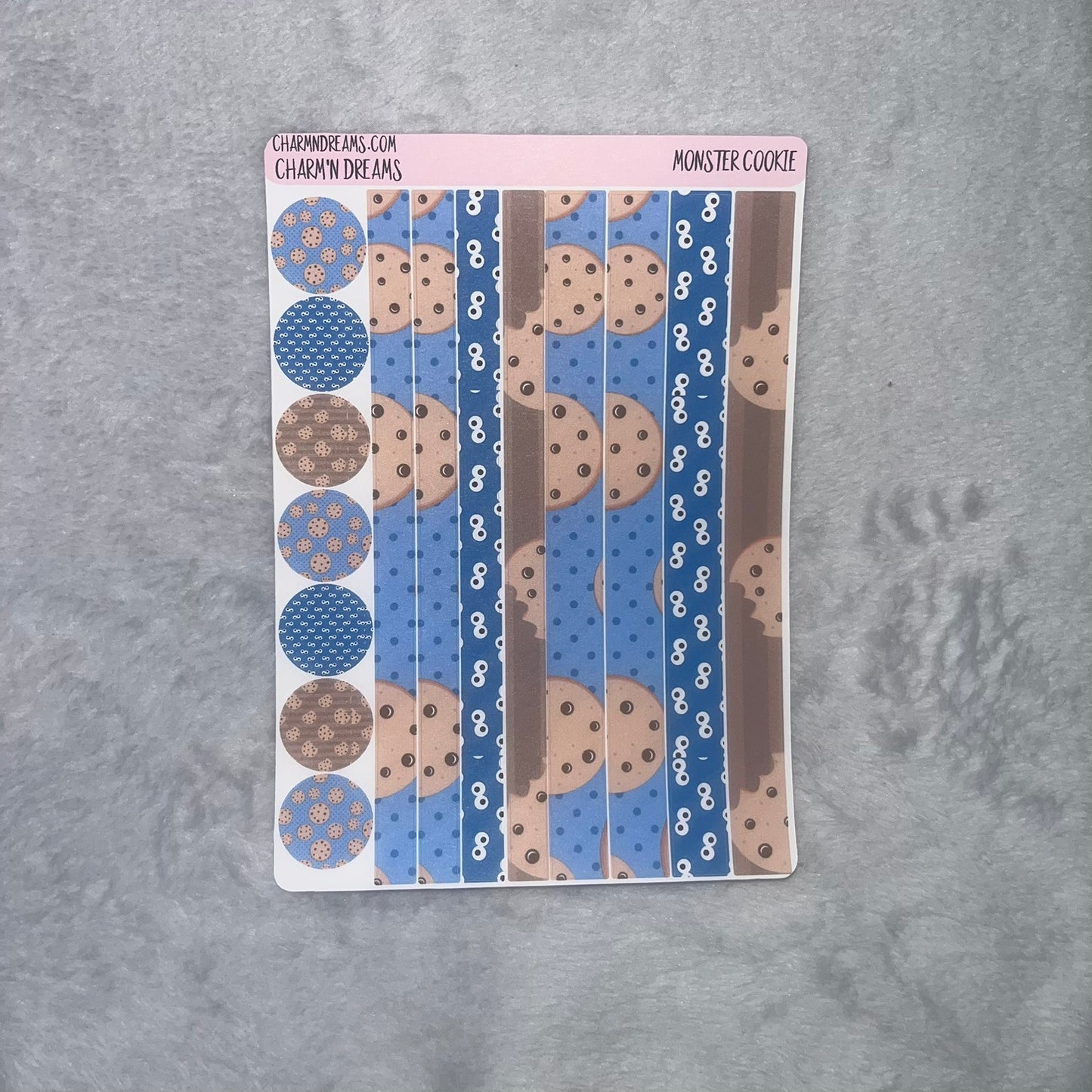 Monster Cookie Planner Sticker Kit