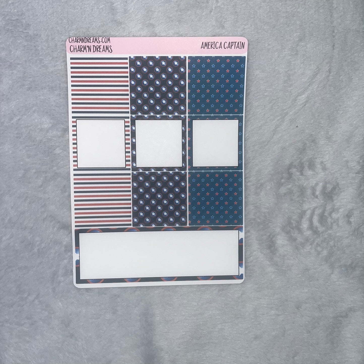 American Captain Planner Sticker Kit
