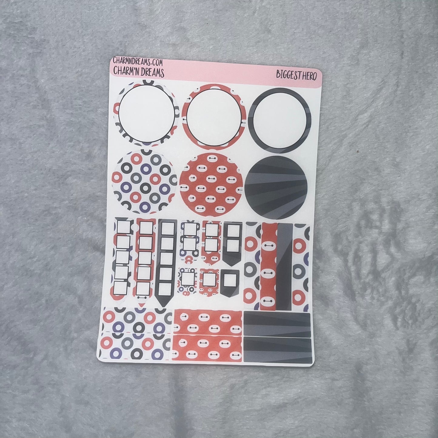 Biggest Hero Planner Sticker Kit