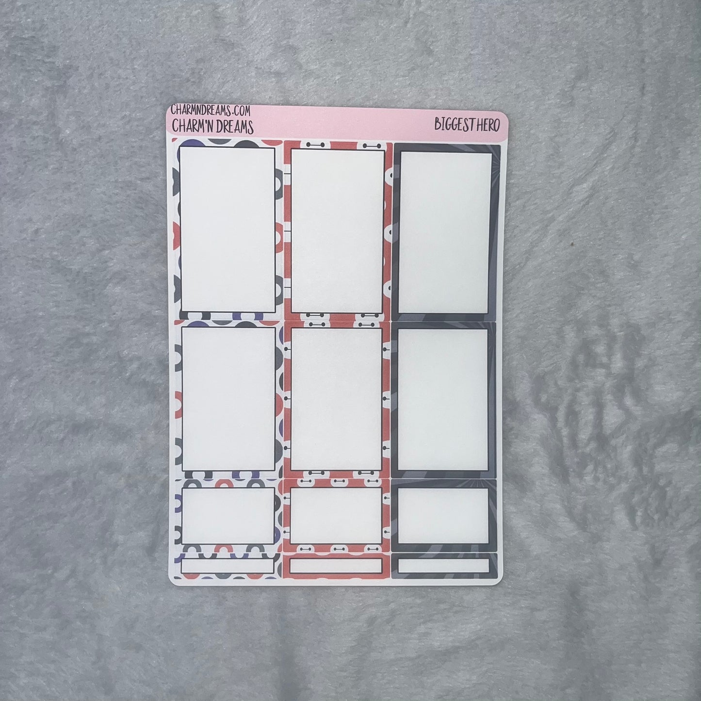 Biggest Hero Planner Sticker Kit