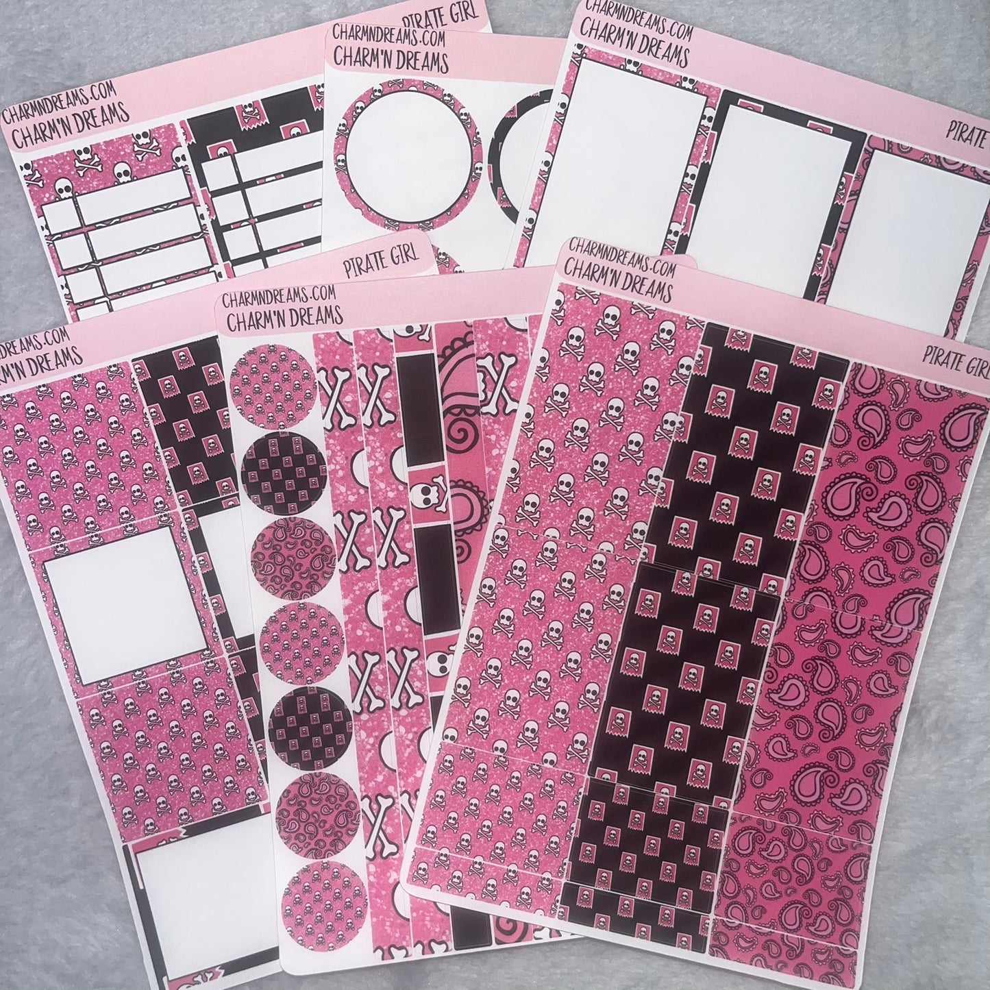 Pirate Girl Planner Sticker Kit