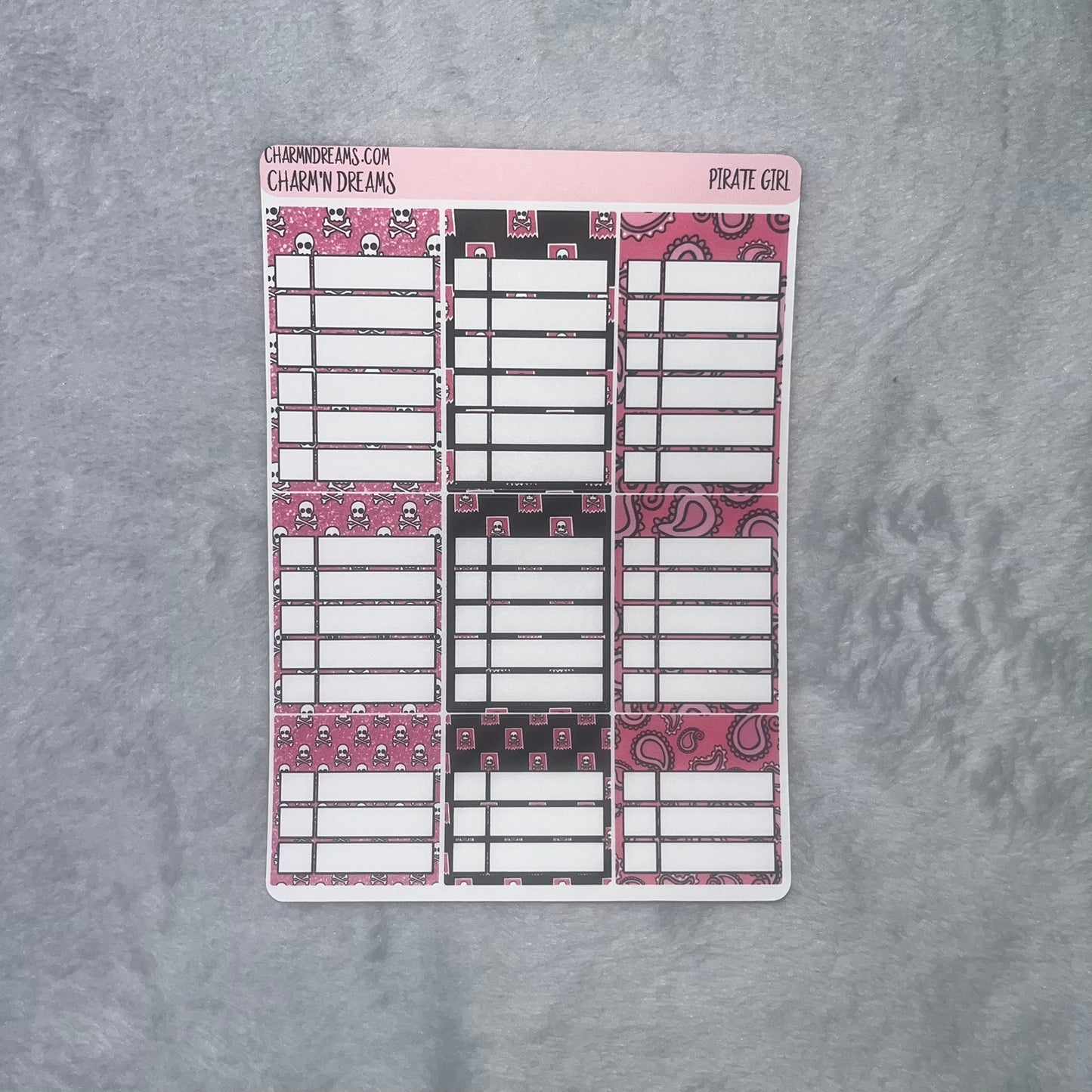 Pirate Girl Planner Sticker Kit