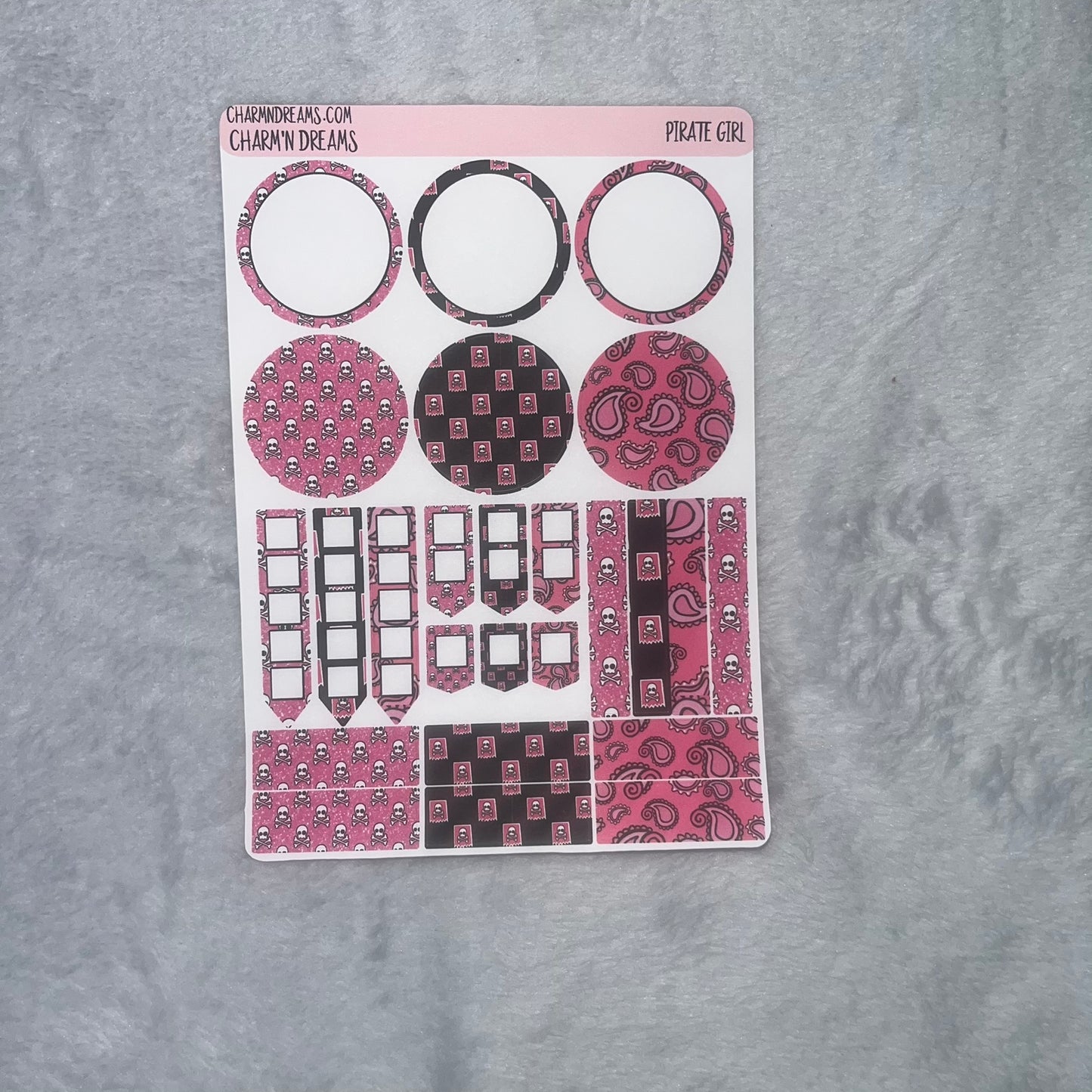 Pirate Girl Planner Sticker Kit