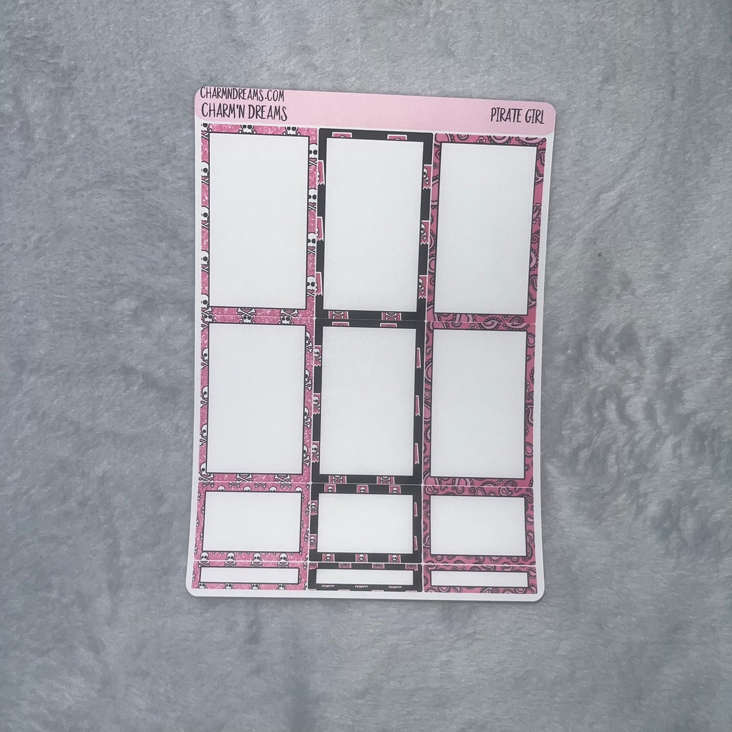 Pirate Girl Planner Sticker Kit