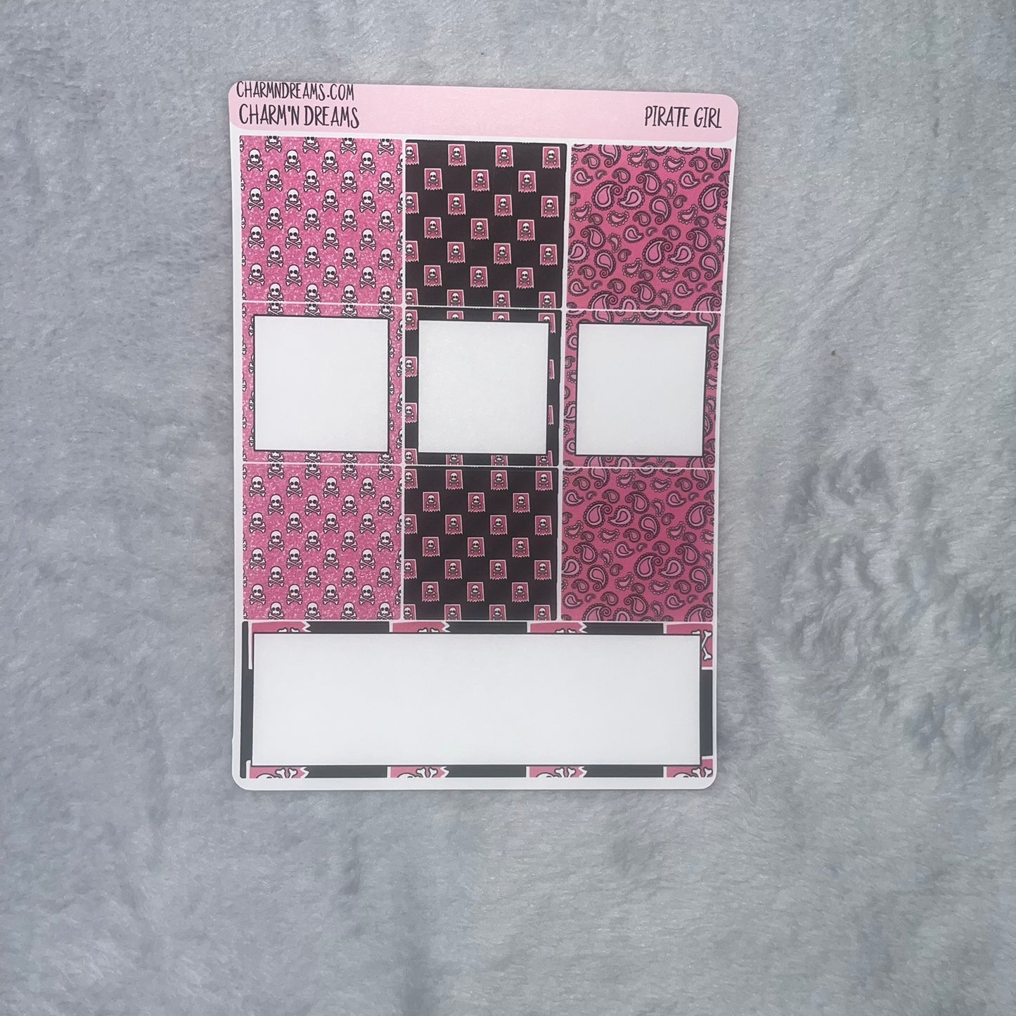 Pirate Girl Planner Sticker Kit