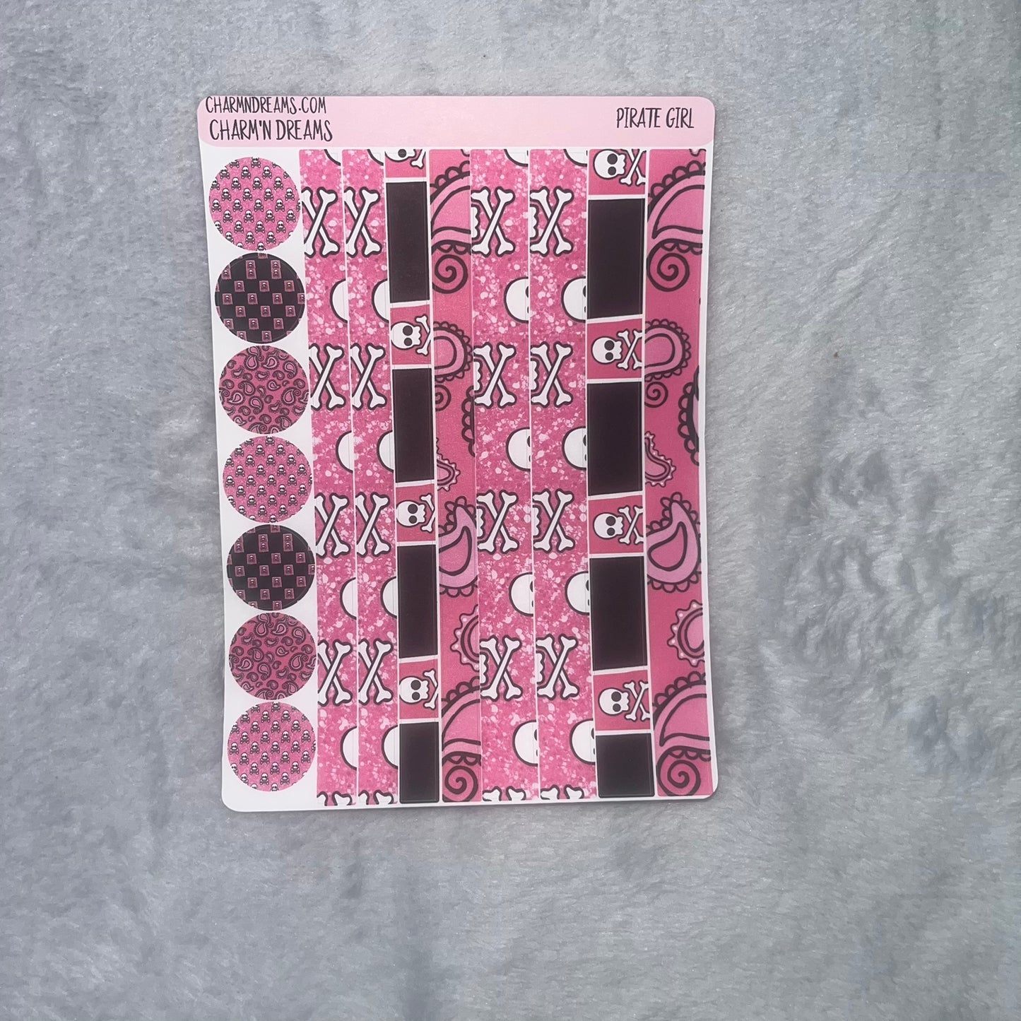 Pirate Girl Planner Sticker Kit