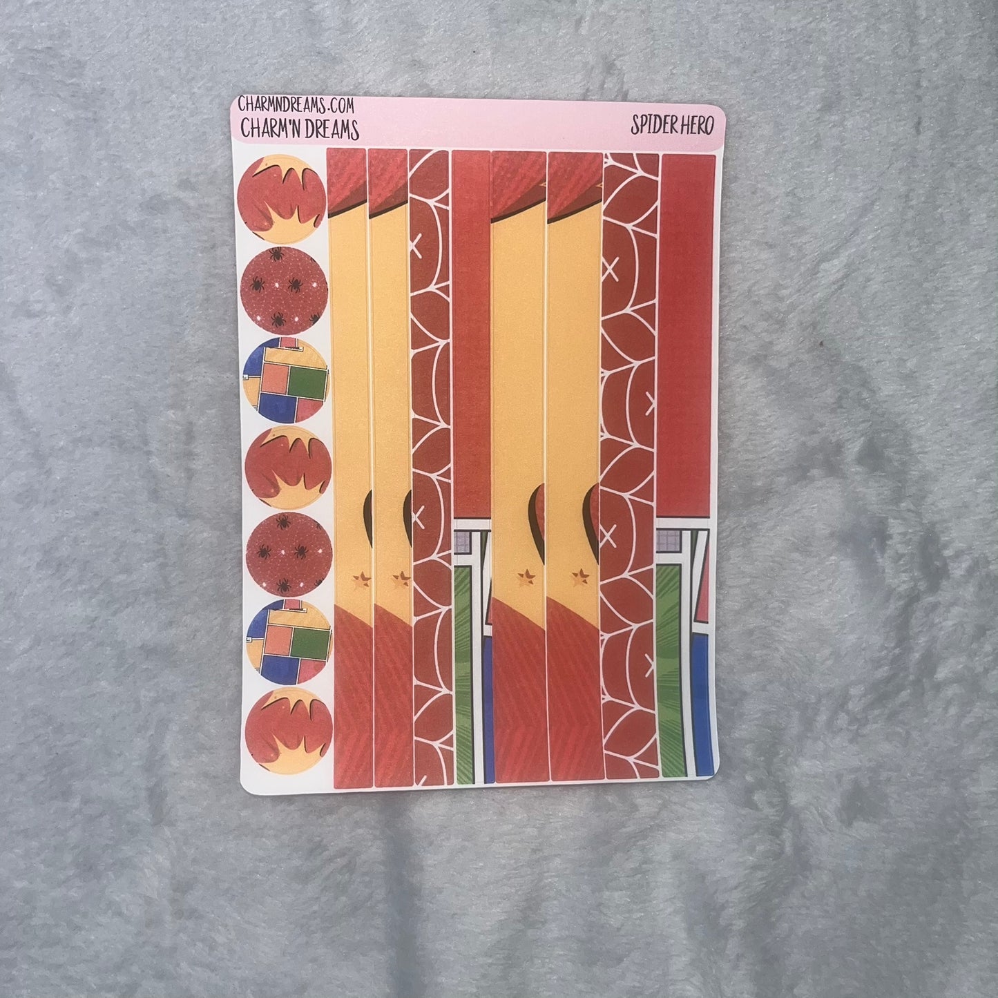 Spider Hero Planner Sticker Kit