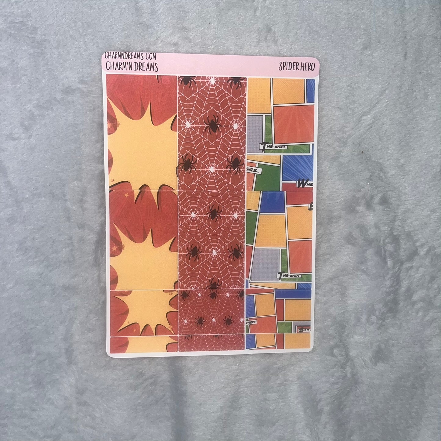Spider Hero Planner Sticker Kit
