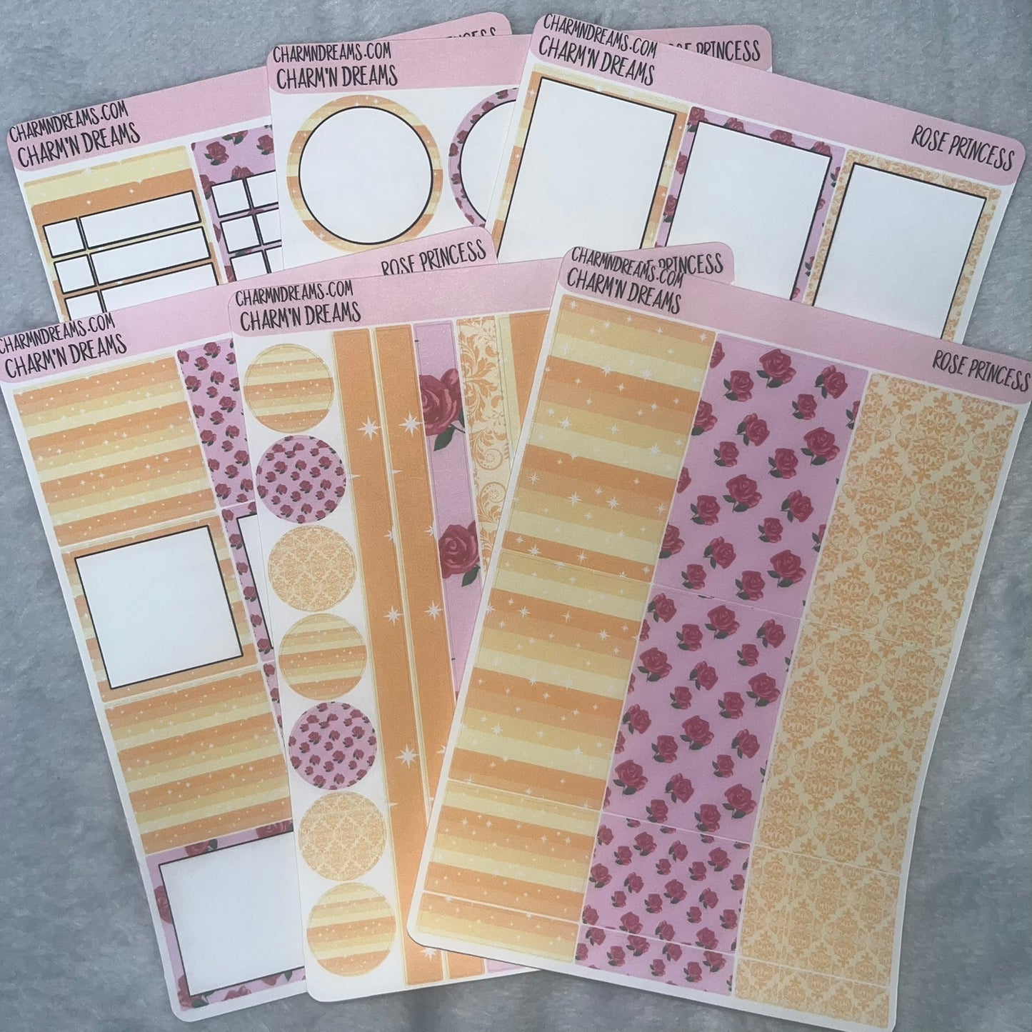 Rose Princess Planner Sticker Kit