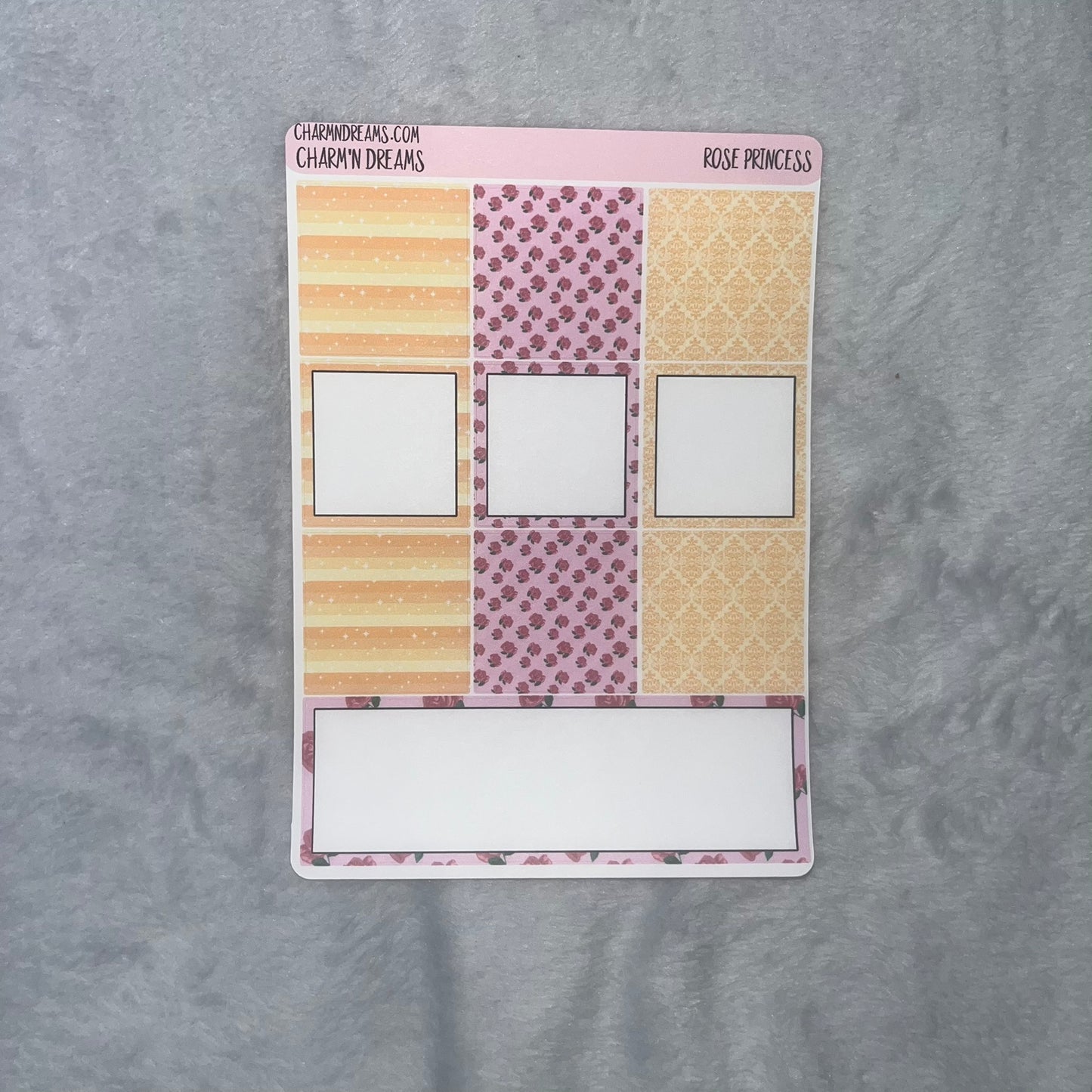 Rose Princess Planner Sticker Kit