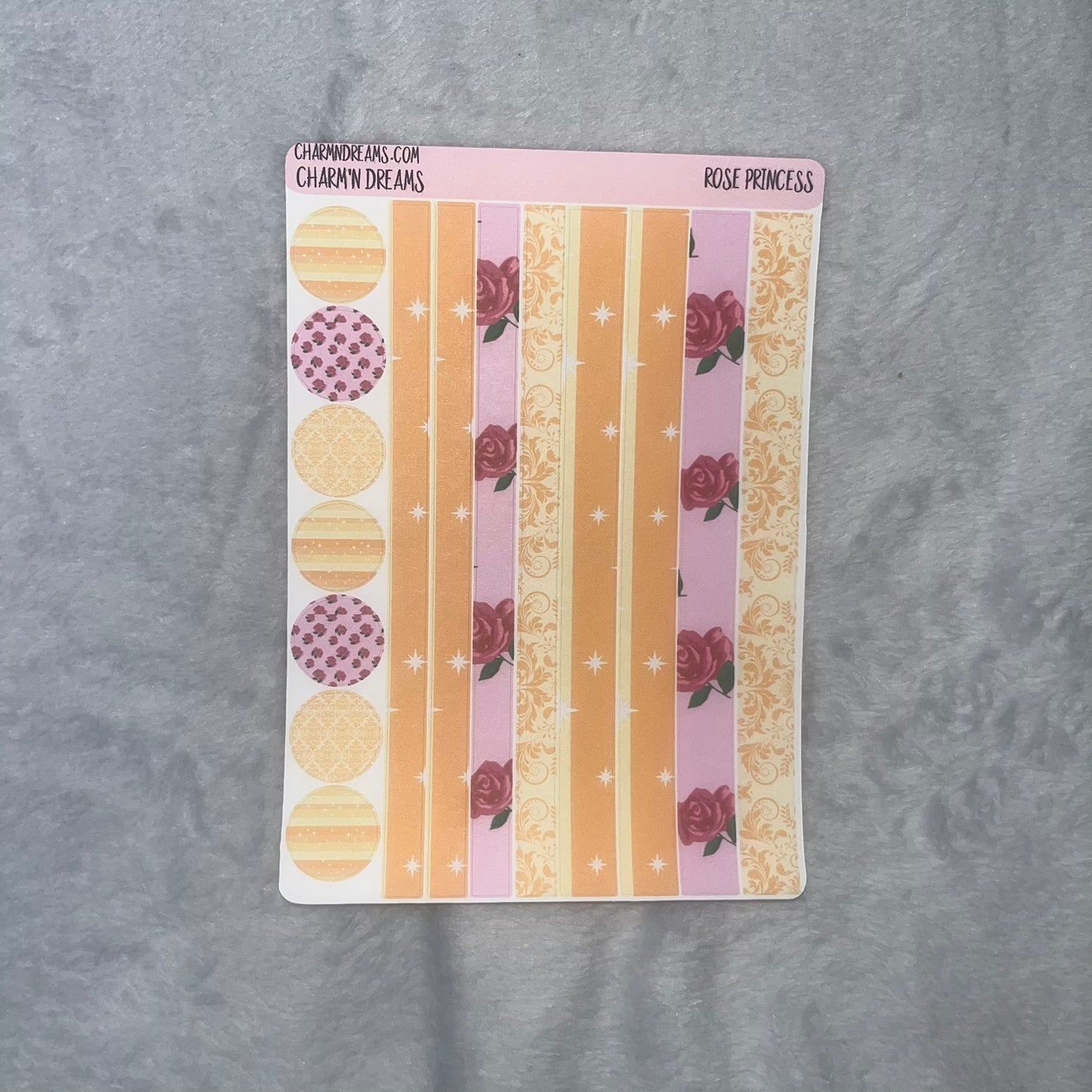 Rose Princess Planner Sticker Kit