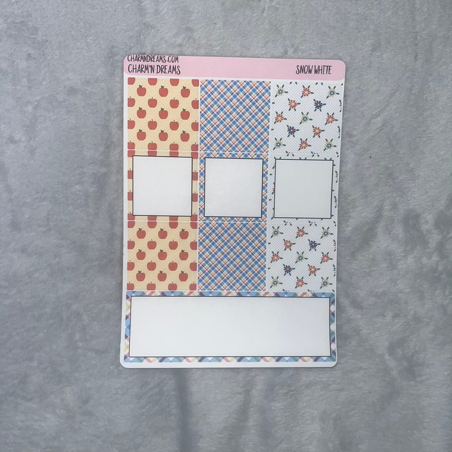 Snow White Planner Sticker Kit