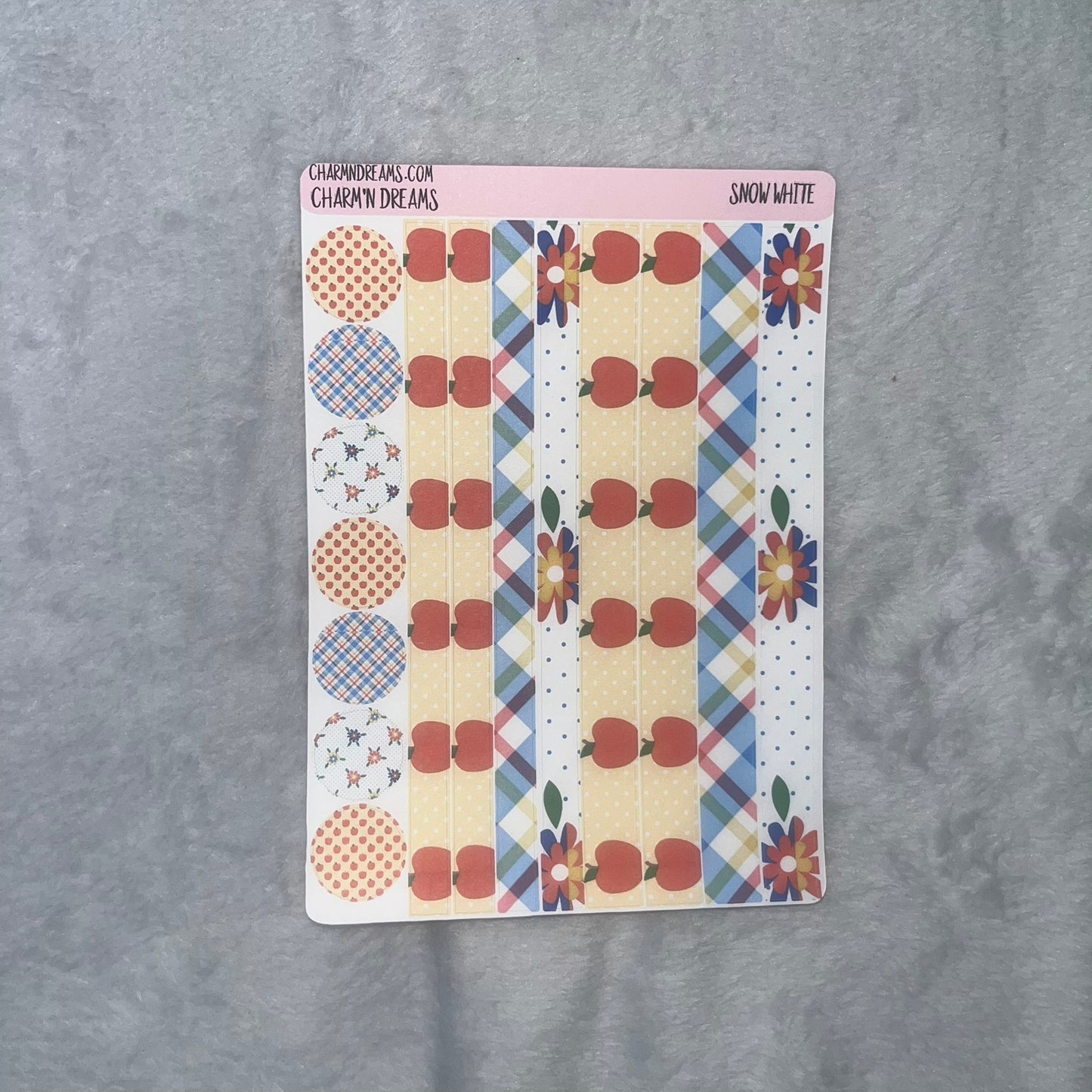 Snow White Planner Sticker Kit