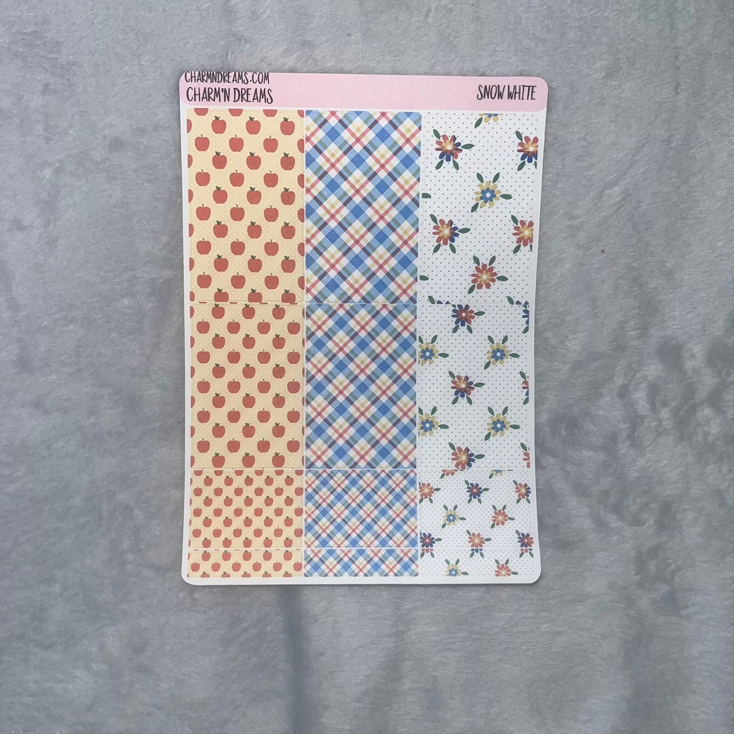 Snow White Planner Sticker Kit