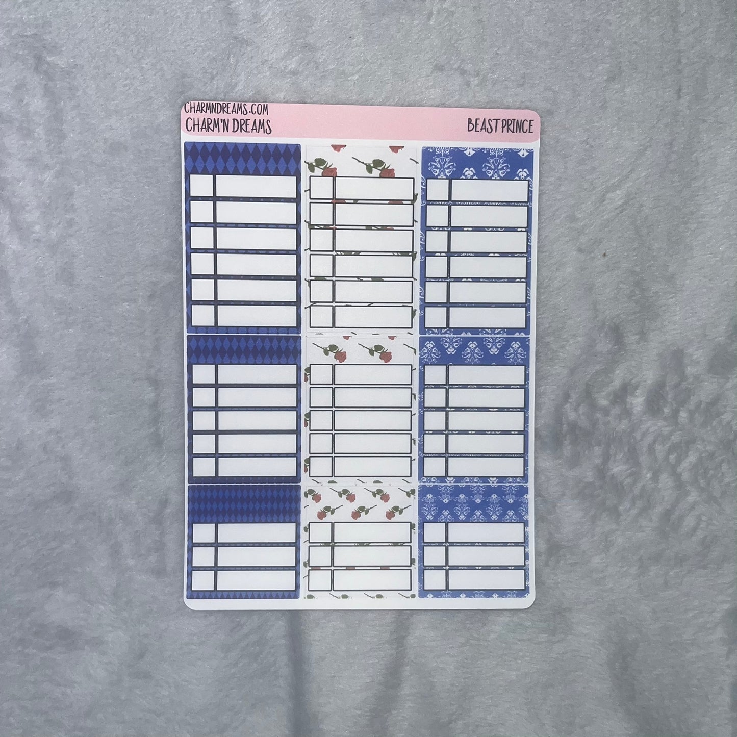 Beast Prince Planner Sticker Kit