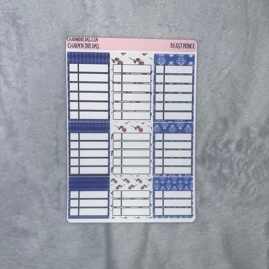 Beast Prince Planner Sticker Kit