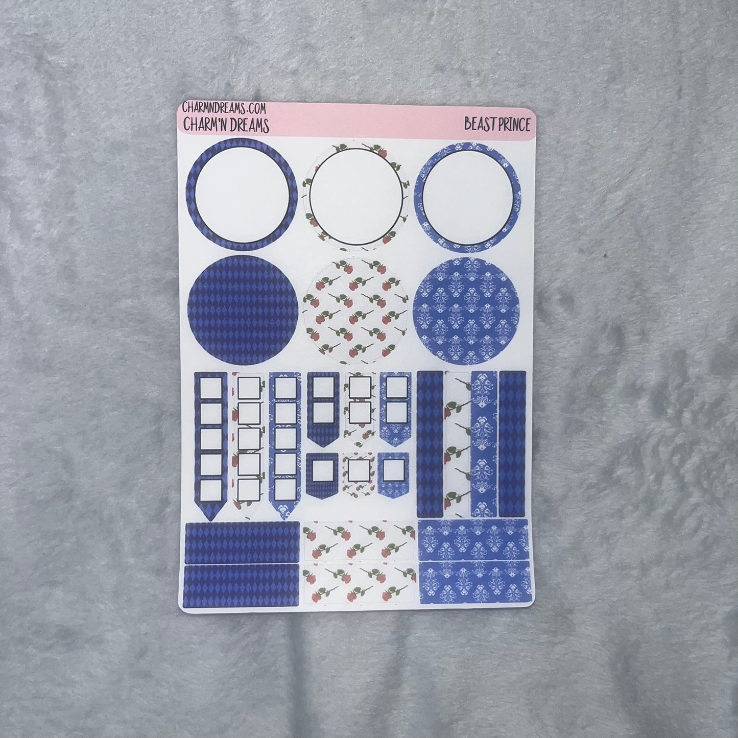 Beast Prince Planner Sticker Kit