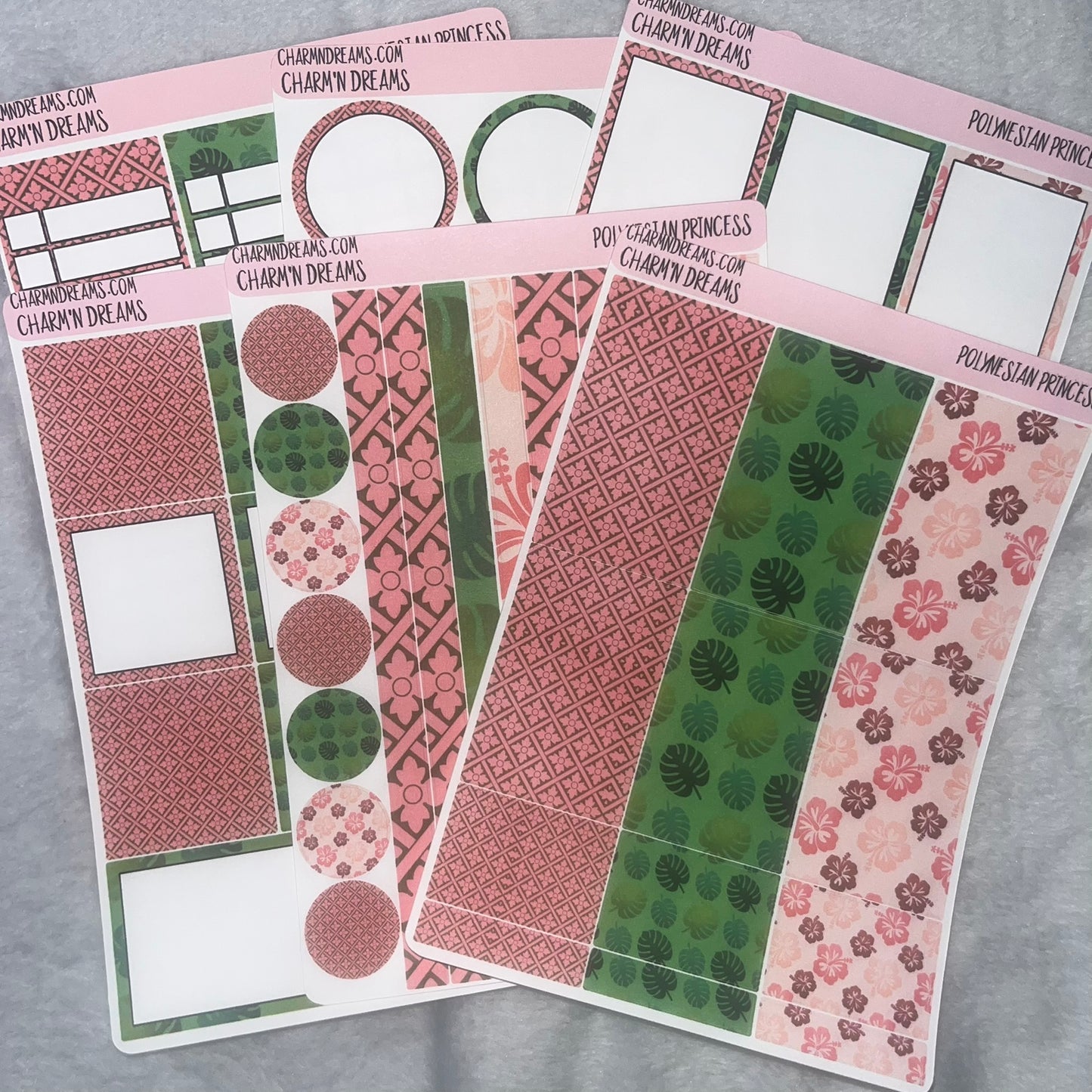 Polynesian Princess Planner Sticker Kit