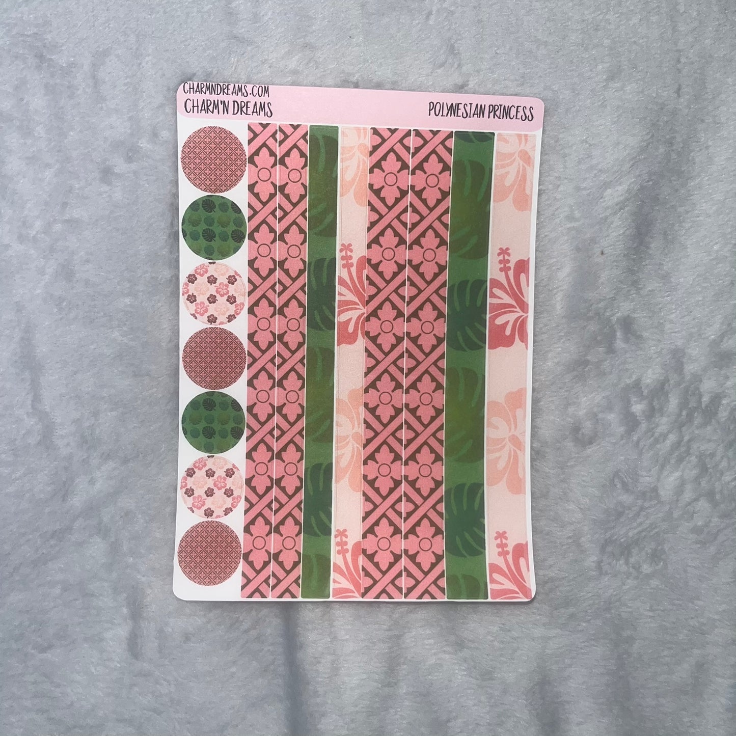 Polynesian Princess Planner Sticker Kit