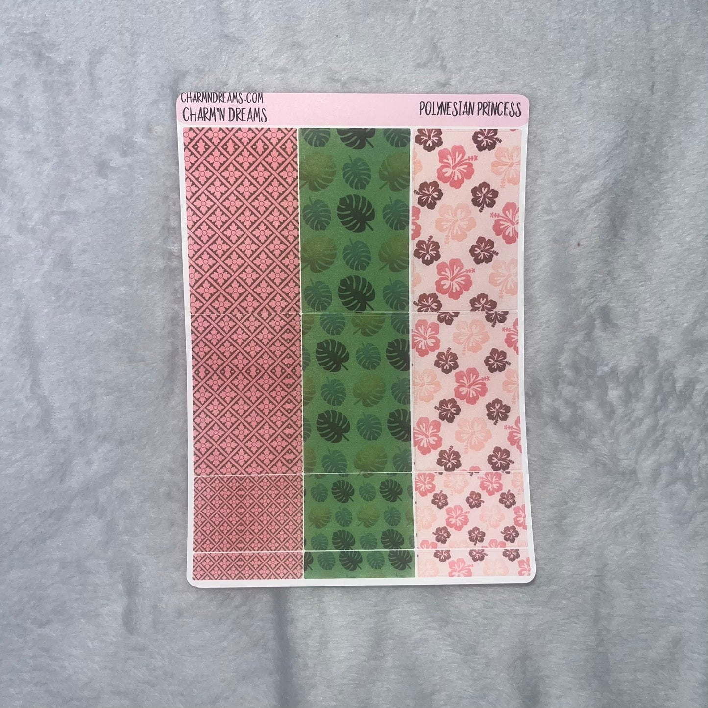 Polynesian Princess Planner Sticker Kit