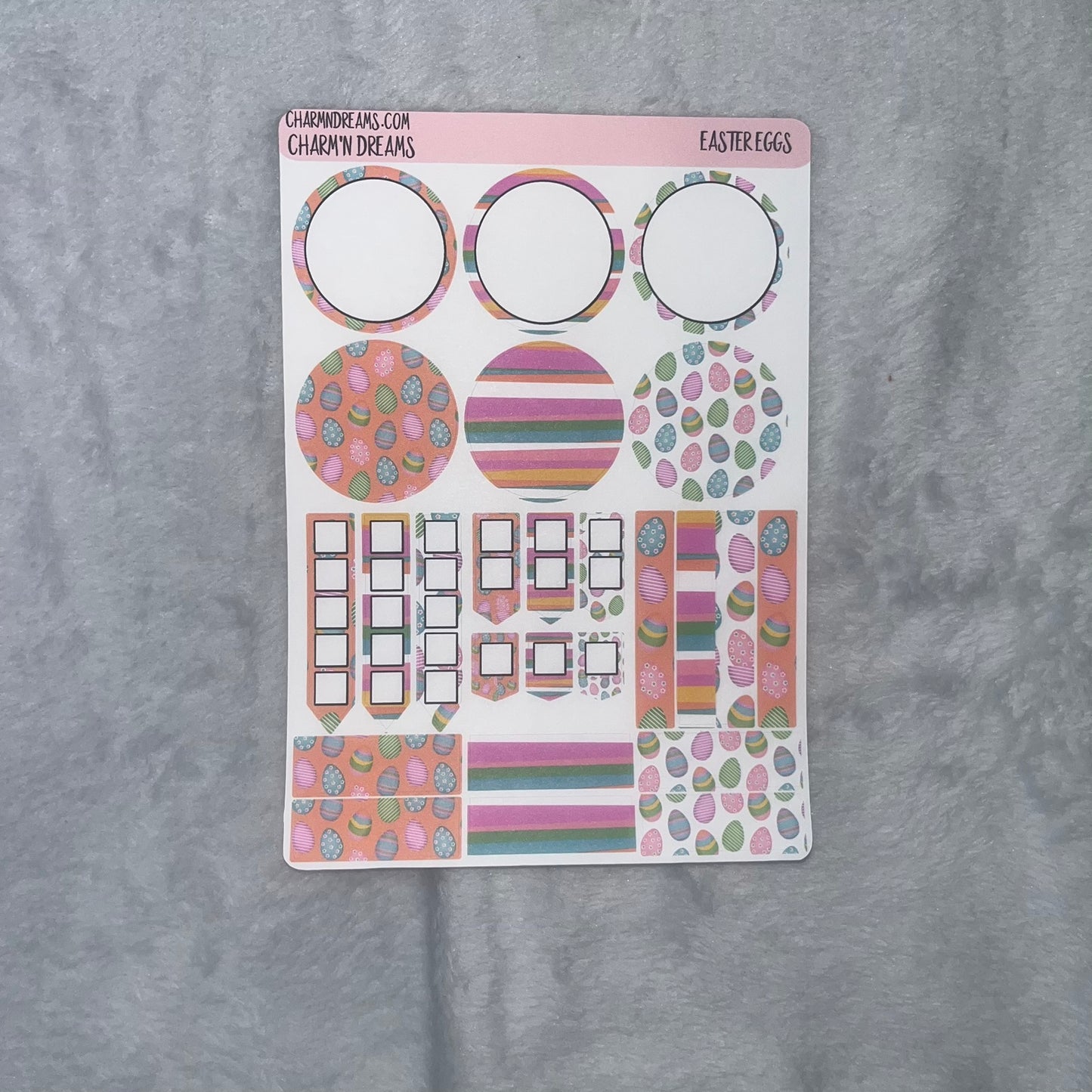 Easter Eggs Planner Sticker Kit