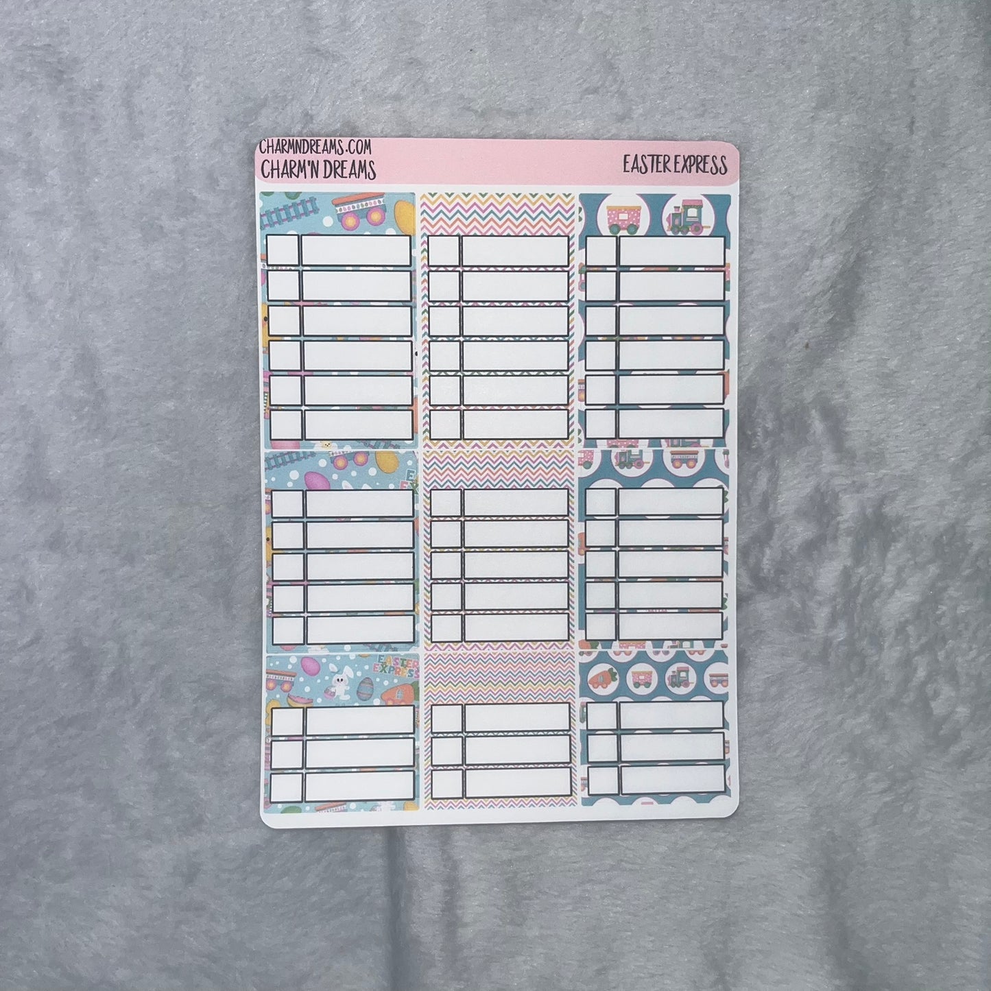 Easter Express Planner Sticker Kit