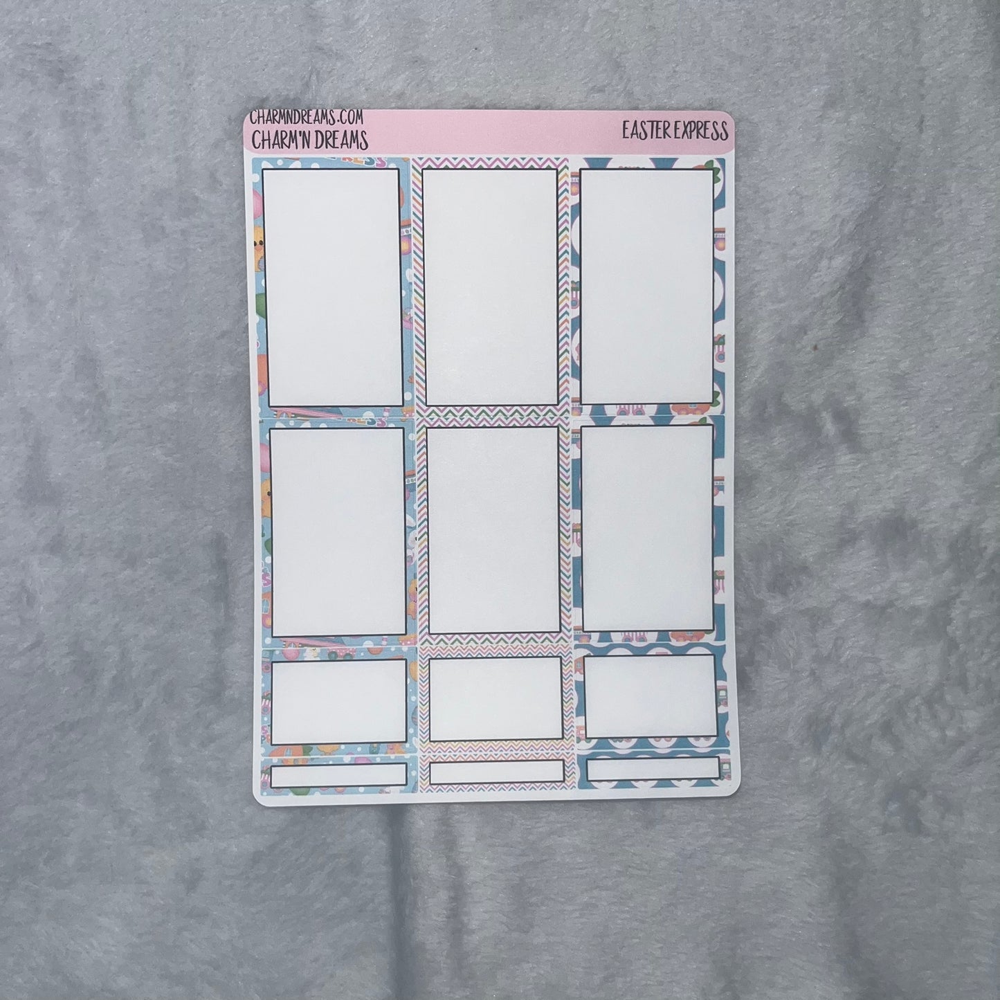 Easter Express Planner Sticker Kit