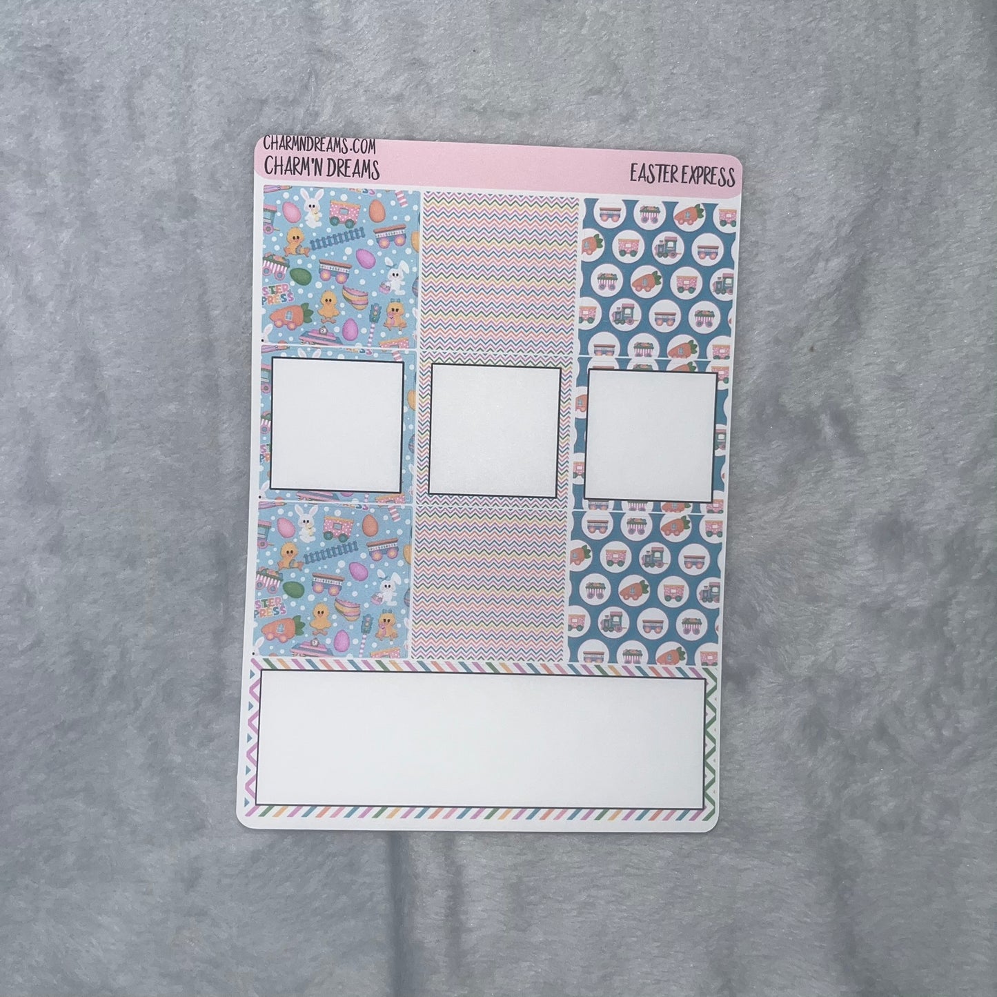 Easter Express Planner Sticker Kit