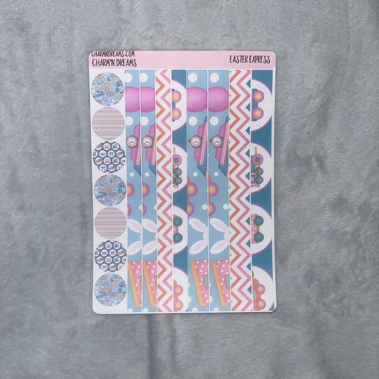 Easter Express Planner Sticker Kit