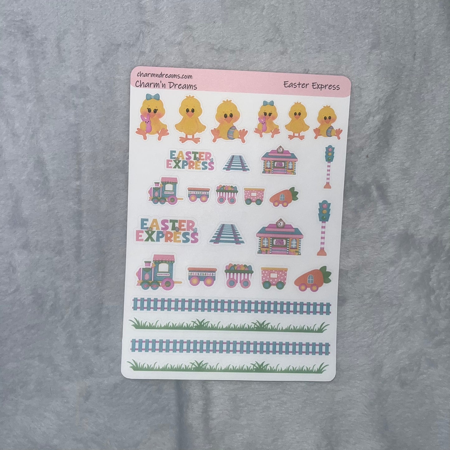 Easter Express Planner Sticker Kit