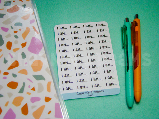 I am... Functional Planner Stickers