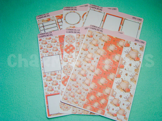 Apple Cider Planner Sticker Kit