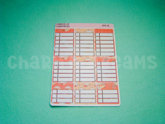 Apple Pie Planner Sticker Kit