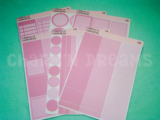 Pink Planner Sticker Kit