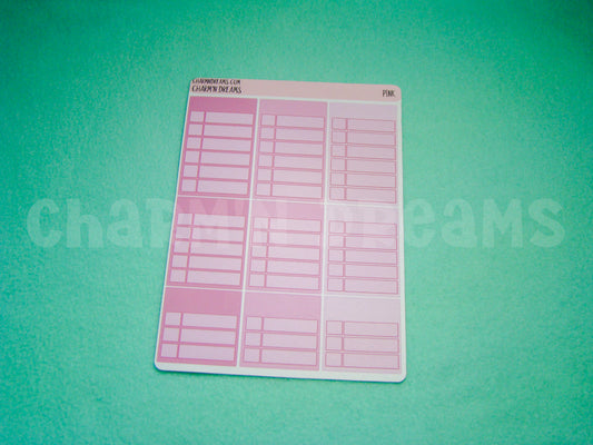 Pink Planner Sticker Kit