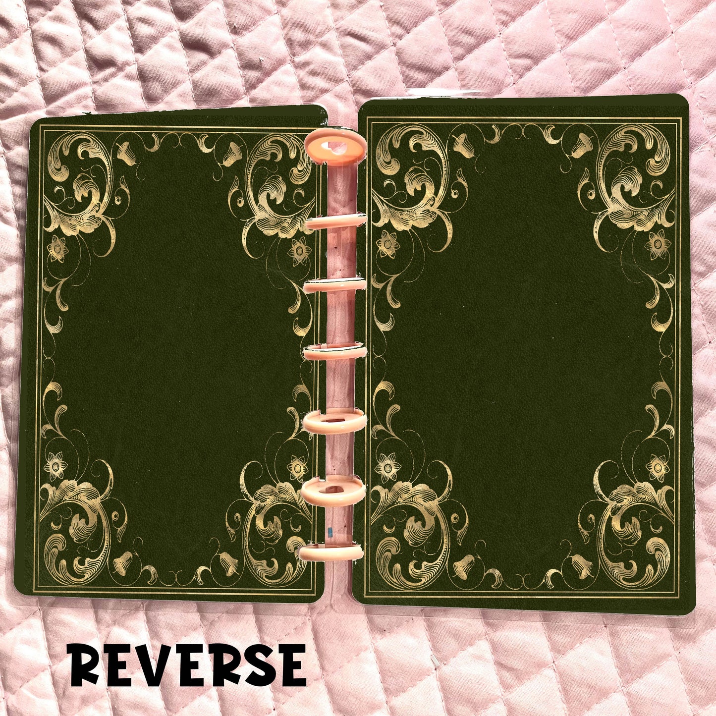 Faux Green Books Cover - Multiple Sizes