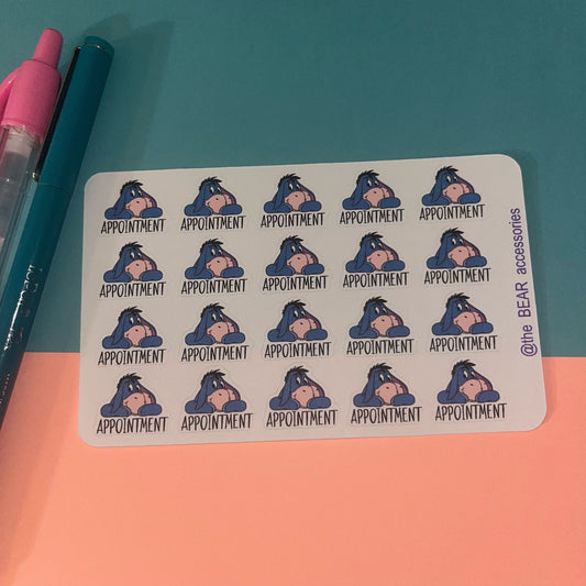 Appointment planner icon stickers- Appointment planner stickers- theBEARaccessories